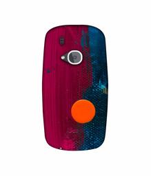 Amazon Brand - Solimo Designer Pink and Blue Brush Texture 3D Printed Hard Back Case Mobile Cover for Nokia 3310