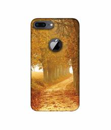 Amazon Brand - Solimo Designer Autumn Scene 3D Printed Hard Back Case Mobile Cover for Apple iPhone 8 Plus (with Logo Cut)