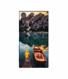 Amazon Brand - Solimo Designer Lake View 3D Printed Hard Back Case Mobile Cover for Sony Xperia XZ Dual