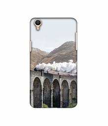 Amazon Brand - Solimo Designer Steam Train 3D Printed Hard Back Case Mobile Cover for Oppo F1 Plus