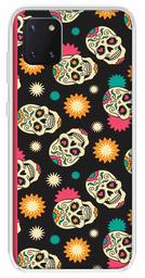 Amazon Brand - Solimo Designer Multicolor Skull Abstract Pattern Printed Soft Back Case Mobile Cover for Samsung Galaxy Note 10 Lite