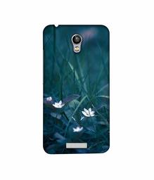 Amazon Brand - Solimo Designer White Flower 3D Printed Hard Back Case Mobile Cover for Micromax Canvas Spark Q380