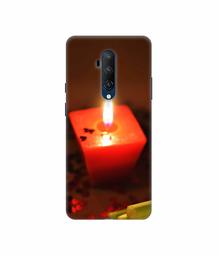 Amazon Brand - Solimo Designer Candle Light 3D Printed Hard Back Case Mobile Cover for OnePlus 7T Pro