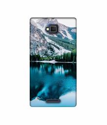 Amazon Brand - Solimo Designer Lake Mountain UV Printed Soft Back Case Mobile Cover for Lava A82