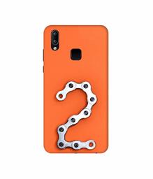 Amazon Brand - Solimo Designer Two Number 3D Printed Hard Back Case Mobile Cover for Vivo Y95