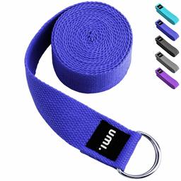 UMI. Essentials 1.8M Yoga Strap withPose Guide E-book (Blue)