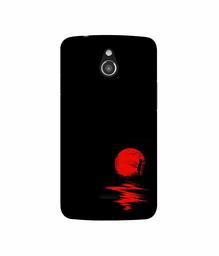 Amazon Brand - Solimo Designer Red Moon 3D Printed Hard Back Case Mobile Cover for InFocus M2