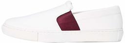 Amazon Brand - find. Women’s Low-Top Sneakers in Slip-on Skate Style, White, US 10.5