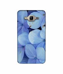 Amazon Brand - Solimo Designer Light Blue Flower Photography 3D Printed Hard Back Case Mobile Cover for Samsung Galaxy J2 Prime