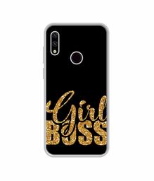 Amazon Brand - Solimo Designer Sparkle Girl Boss UV Printed Soft Back Case Mobile Cover for Micromax Ione Note