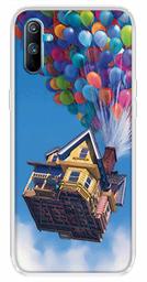 Amazon Brand - Solimo Designer Multicolor Disney Balloons Printed Soft Back Case Mobile Cover for Realme C3