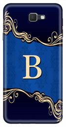 Amazon Brand - Solimo Designer Blue Pattern Alphabet-B 3D Printed Hard Back Case Mobile Cover for Samsung Galaxy J7 Prime