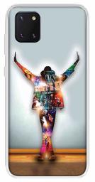 Amazon Brand - Solimo Designer Multicolor Michael Jackson Dance Printed Soft Back Case Mobile Cover for Samsung Galaxy Note 10 Lite