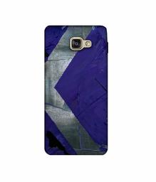 Amazon Brand - Solimo Designer Purple and Gray Texture 3D Printed Hard Back Case Mobile Cover for Samsung Galaxy A7 (2016)