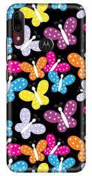 Amazon Brand - Solimo Designer Butterfly Design 3D Printed Hard Back Case Mobile Cover for Motorola Moto E6s / Motorola Moto E6 Plus