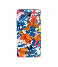 Amazon Brand - Solimo Designer Wax Color Mash On Canvas 3D Printed Hard Back Case Mobile Cover for Gionee P7 Max