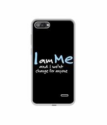 Amazon Brand - Solimo Designer Quotes UV Printed Soft Back Case Mobile Cover for I Kall K1