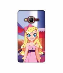 Amazon Brand - Solimo Designer Small Princess Vector 3D Printed Hard Back Case Mobile Cover for Samsung Z2