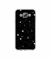 Amazon Brand - Solimo Designer Stars UV Printed Soft Back Case Mobile Cover for Samsung Galaxy E5