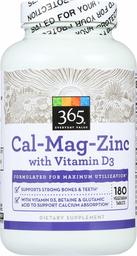 365 Everyday Value, Cal-Mag-Zinc with Vitamin D3, 180 ct