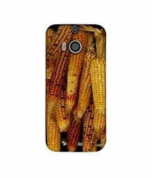 Amazon Brand - Solimo Designer Corns 3D Printed Hard Back Case Mobile Cover for HTC One M8