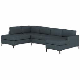 Amazon Brand – Rivet Edgewest Low Back Modern Left U-Sectional, 117