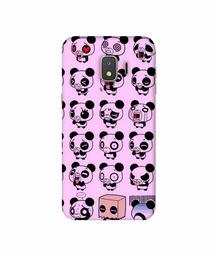 Amazon Brand - Solimo Designer Panda Experation 3D Printed Hard Back Case Mobile Cover for Samsung Galaxy J2 Core