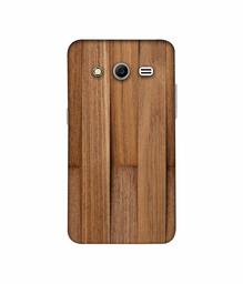 Amazon Brand - Solimo Designer Wooden Art 3D Printed Hard Back Case Mobile Cover for Samsung Galaxy Core 2 G355H