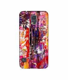 Amazon Brand - Solimo Designer Mashup of Multicolor 3D Printed Hard Back Case Mobile Cover for Samsung Galaxy S5 i9600