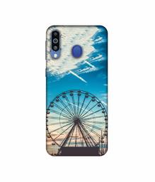 Amazon Brand - Solimo Designer Crown Wheel 3D Printed Hard Back Case Mobile Cover for Samsung Galaxy M21