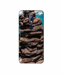 Amazon Brand - Solimo Designer Rocks 3D Printed Hard Back Case Mobile Cover for Nokia 7.1