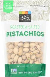 365 Everyday Value, Pistachios, Roasted & Salted, 10 oz