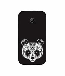 Amazon Brand - Solimo Designer Panda Illustrator 3D Printed Hard Back Case Mobile Cover for Motorola Moto E 1st Generation