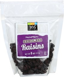 365 Everyday Value, Thompson Seedless Raisins, 8 Ounce