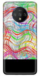 Amazon Brand - Solimo Designer Abstract 3D Printed Hard Back Case Mobile Cover for OnePlus 7T