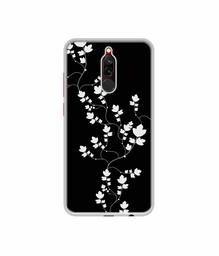 Amazon Brand - Solimo Designer Color Flowers UV Printed Soft Back Case Mobile Cover for Mi Redmi 8