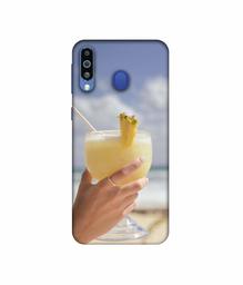 Amazon Brand - Solimo Designer Shake 3D Printed Hard Back Case Mobile Cover for Samsung Galaxy M21