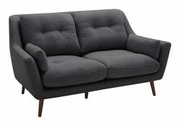 Amazon Brand – Rivet Brooker Down-Filled Mid-Century Love Seat, 65