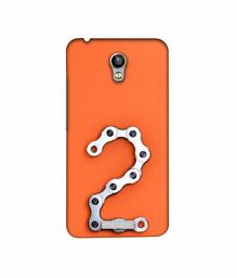 Amazon Brand - Solimo Designer Two Number 3D Printed Hard Back Case Mobile Cover for Micromax Canvas Spark Q380