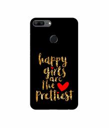 Amazon Brand - Solimo Designer Happy Girls are The Prettiest UV Printed Soft Back Case Mobile Cover for Huawei Honor 9 Lite