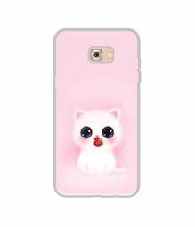 Amazon Brand - Solimo Designer Kitty UV Printed Soft Back Case Mobile Cover for Samsung Galaxy C7 Pro