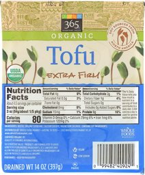 365 Everyday Value, Organic Tofu Extra Firm, 14 oz