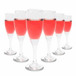 Umi.by Amazon Champagne Flutes Cocktail Sparkling Prosecco Glasses Set of 6, 150ML