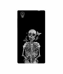 Amazon Brand - Solimo Designer Skeletan 3D Printed Hard Back Case Mobile Cover for Sony Xperia L1