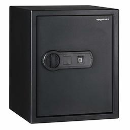 AmazonBasics Biometric Fingerprint Home Safe, 1.52 Cubic Feet