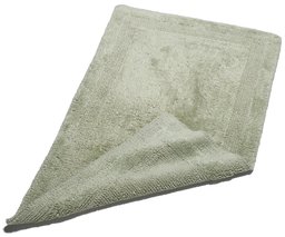 Pinzon Luxury Reversible Cotton Bath Mat, 17-by-24-Inch, Sage