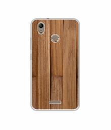 Amazon Brand - Solimo Designer Wooden Art UV Printed Soft Back Case Mobile Cover for Infocus Turbo 5