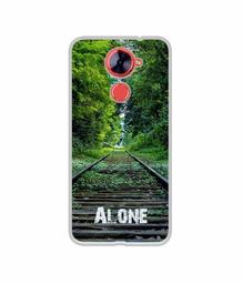 Amazon Brand - Solimo Designer Alone UV Printed Soft Back Case Mobile Cover for Comio X1