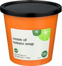 WHOLE FOODS MARKET Cream Of Tomato Soup, 24 OZ