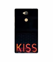 Amazon Brand - Solimo Designer Kiss 3D Printed Hard Back Case Mobile Cover for Sony Xperia L2